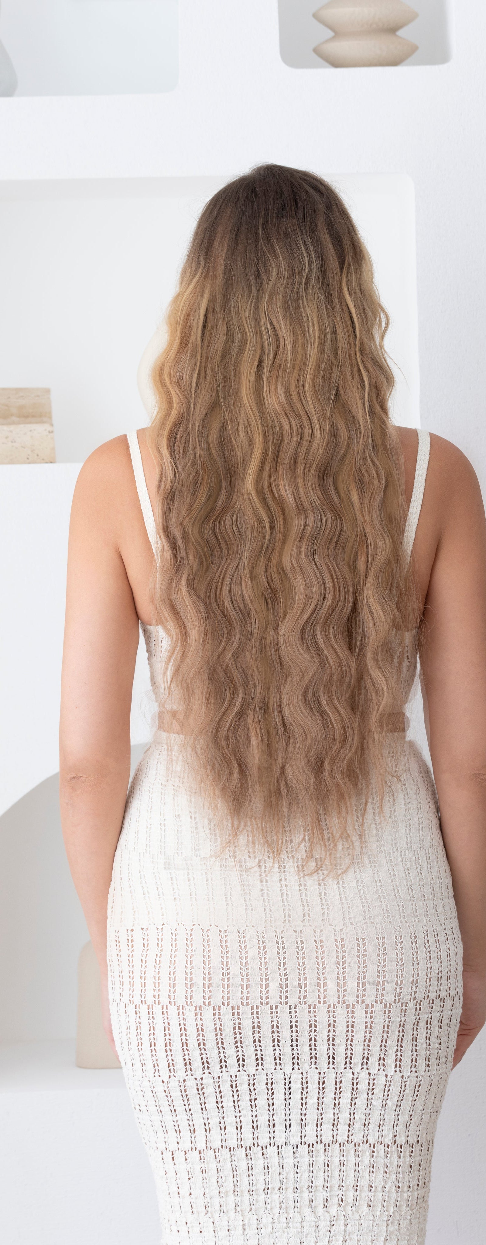 Natural Hair, Dirty Blonde - Clip In Hair Extension, UAE Qatar KSA Kuwait Oman Bahrain Dubai Abu Dhabi