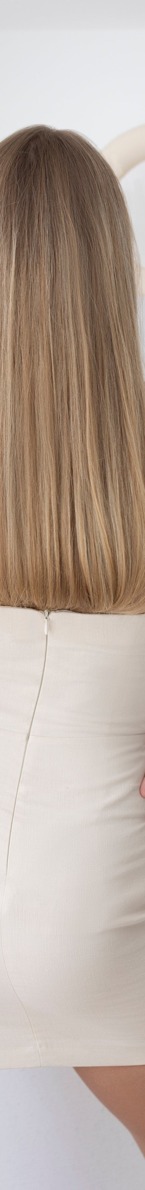 Natural Hair, Rose Champagne - Clip In Hair Extension, UAE Qatar KSA Kuwait Oman Bahrain Dubai Abu Dhabi
