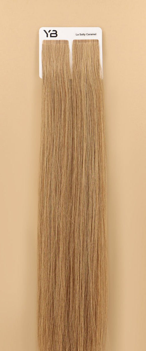 Natural Hair, La Salty Caramel - Tape In Hair Extension, UAE Qatar KSA Kuwait Oman Bahrain Dubai Abu Dhabi