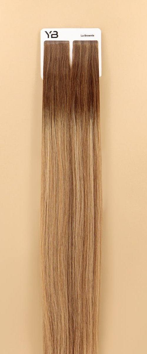 Natural Hair, La Brownla - Tape In Hair Extension, UAE Qatar KSA Kuwait Oman Bahrain Dubai Abu Dhabi