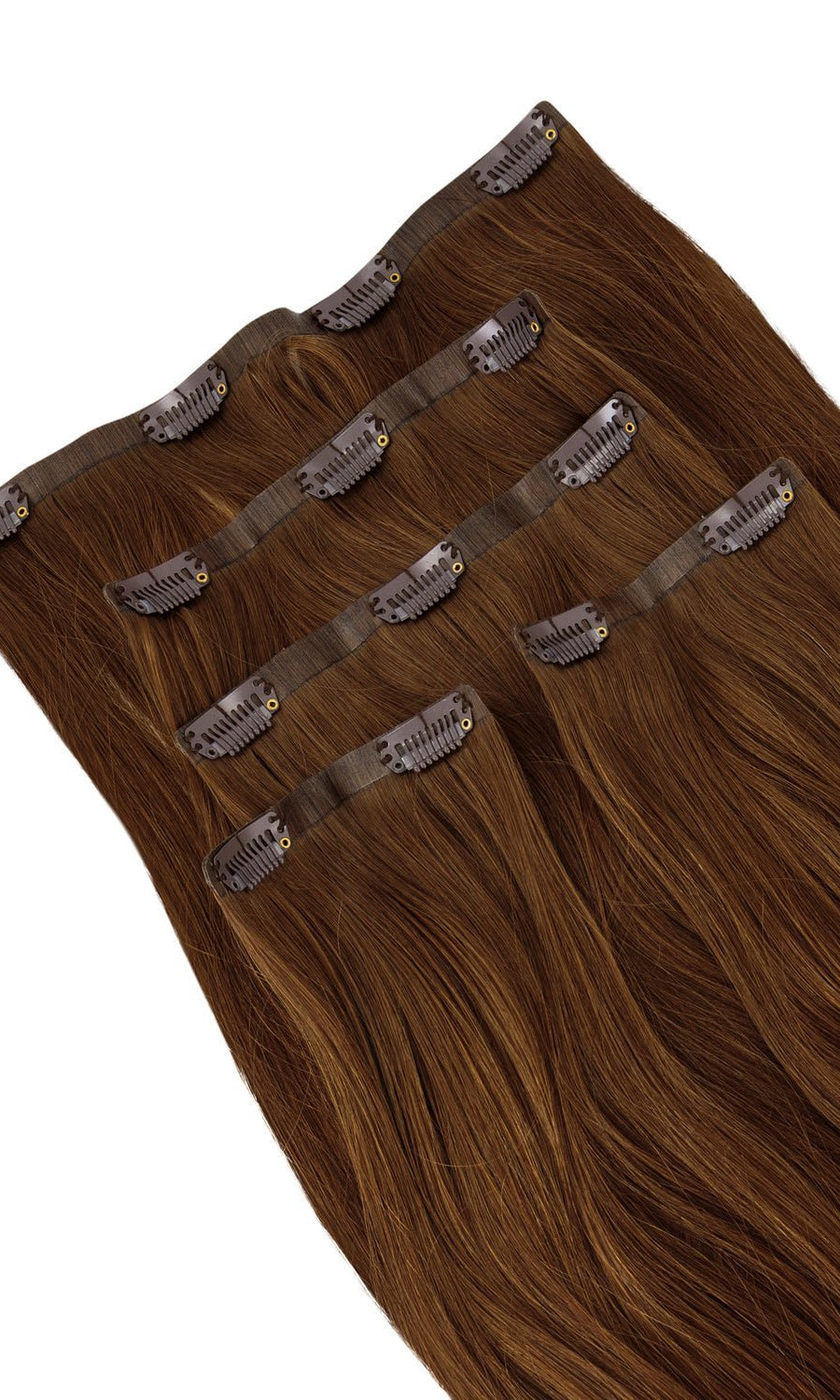 Natural Hair Extensions, Havana Brown - Clip In Hair Extension, UAE Qatar KSA Kuwait Oman Bahrain Dubai Abu Dhabi
