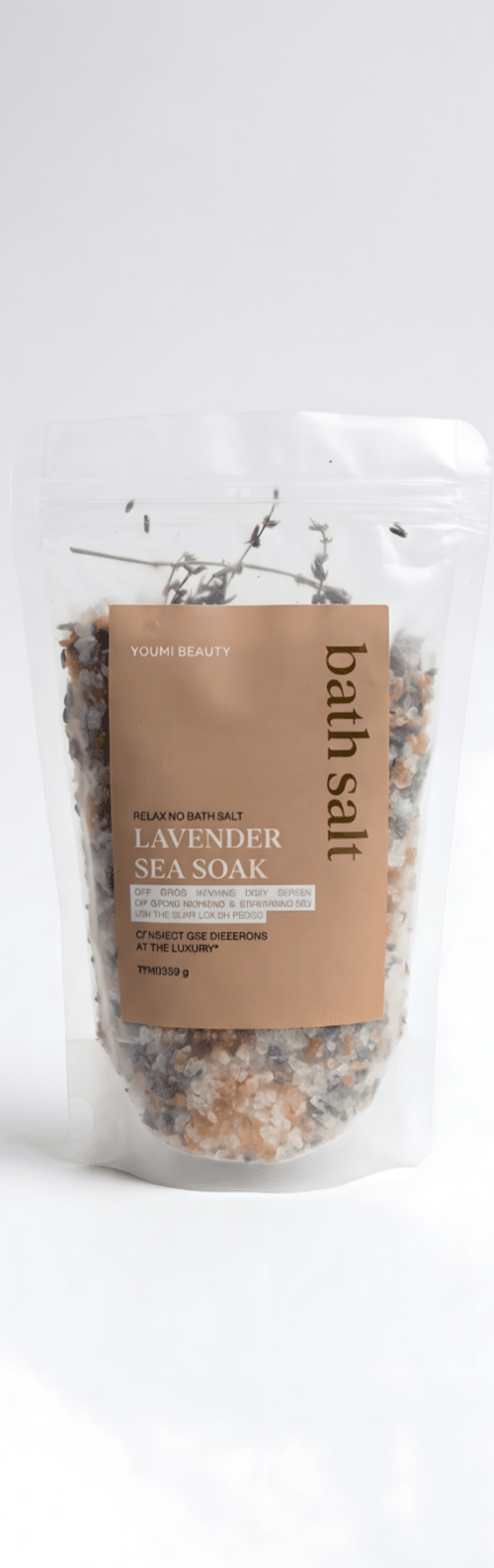 Himalayan Lavender Bath Salts – Relaxing Lavender Sea Soak (500g)