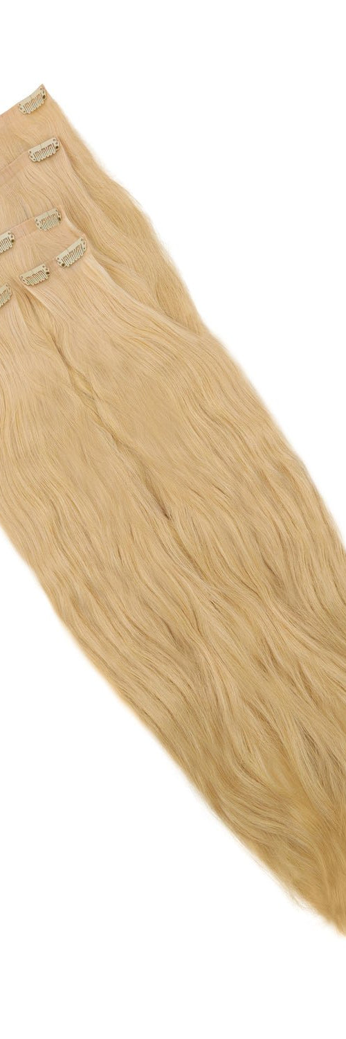 Natural Hair, Sunflower Blonde - Clip In Hair Extension, UAE Qatar KSA Kuwait Oman Bahrain Dubai Abu Dhabi